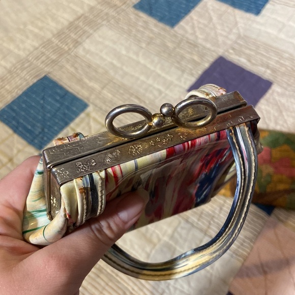 Lot of three small vintage bags, 1930s-1950s - Picture 6 of 12